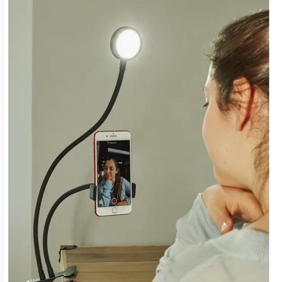 Live Streaming Kit Phone Holder plus light USB powered fits all phones - Picture 3 of 6